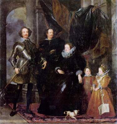 Familie Lomellini from Sir Anthonis van Dyck