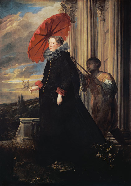 Marchesa Elena Grimaldi, Gattin des Marchese Nicola Cattaneo from Sir Anthonis van Dyck
