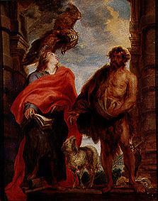Die hll.Johannes d.T. und Johannes Evangelist. from Sir Anthonis van Dyck