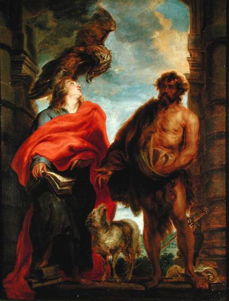 St. John the Baptist and St. John the Evangelist from Sir Anthonis van Dyck
