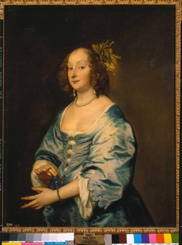Maria Ruthwein, die Frau des Malers. from Sir Anthonis van Dyck