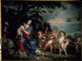 Rest on the Flight into Egypt (Virgin with Partridges)