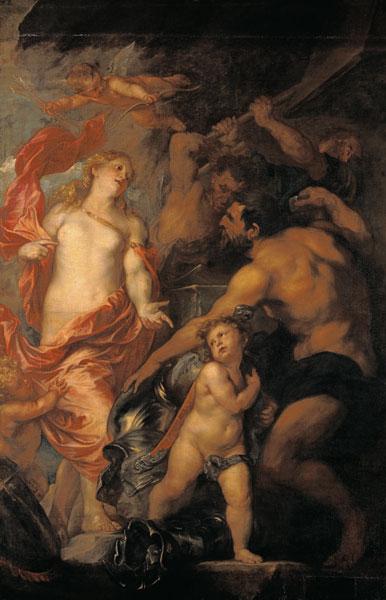 Venus asking Vulcan for the Armour of Aeneas