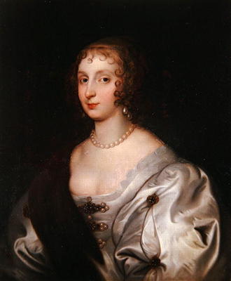 Lady Elizabeth Stuart (oil on canvas) from Sir Anthony van Dyck