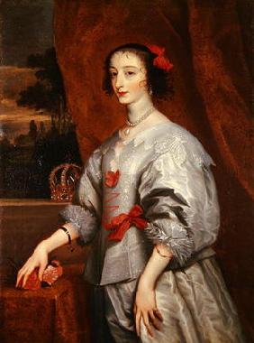 Queen Henrietta Maria (oil on canvas)