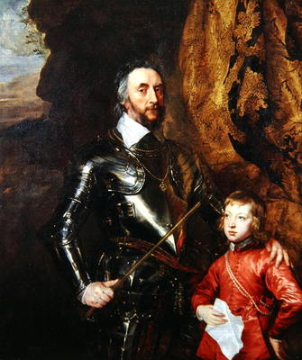 Thomas Howard, 2nd Earl of Arundel, with his Grandson Thomas, later 5th Duke of Norfolk, 1635-36 (oi from Sir Anthony van Dyck