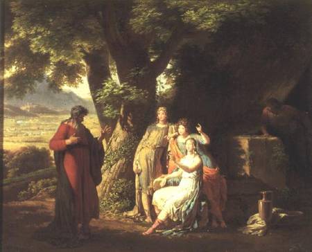 Moses and the Daughters of Jethro from Sir Charles Lock Eastlake