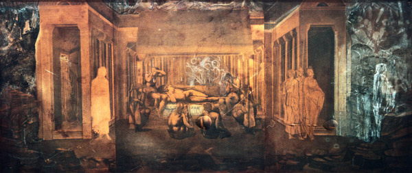 Der Schlaf des König in Avalon from Sir Edward Burne-Jones