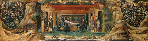 The Sleep of King Arthur in Avalon from Sir Edward Burne-Jones