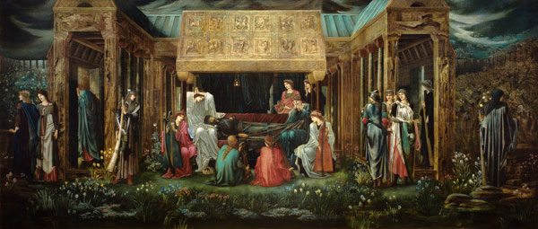 Der Schlaf des König Artus in Avalon from Sir Edward Burne-Jones