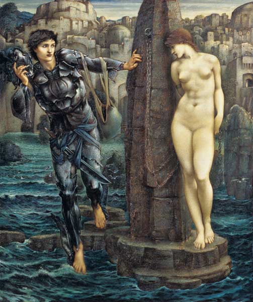 Der Schicksals-Felsen (The Rock of Doom) from Sir Edward Burne-Jones