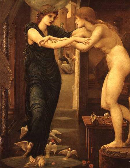 The Godhead Fires, from the 'Pygmalion and the Image' series from Sir Edward Burne-Jones