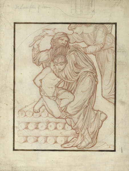 The Sacrifice of Isaac. from Sir Edward Burne-Jones