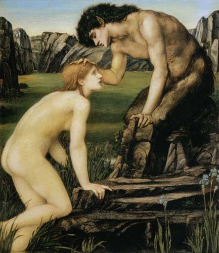 Pan and Psyche from Sir Edward Burne-Jones