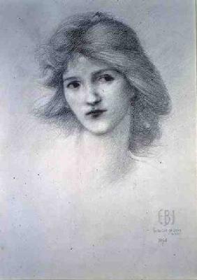 Female Head, study for 'The Car of Love'