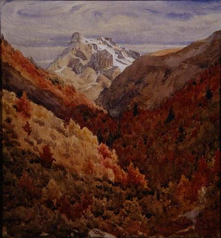 Mont Blanc from Sir Edward John Poynter