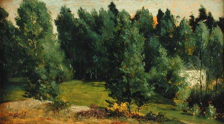 A Wooded Landscape from Sir Edward John Poynter