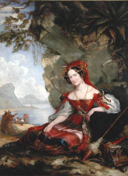 Lady Montague as a Gypsy from Sir George Hayter