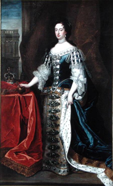 Portrait of Queen Mary (1662-94) from Sir Godfrey Kneller