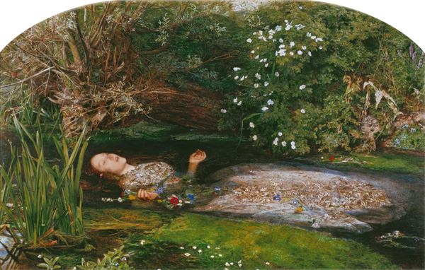 Ophelia from Sir John Everett Millais