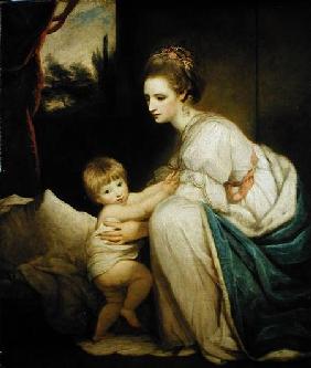 Mrs William Beresford (d.1807) and her son, John (1773-1855) later Lord Decies