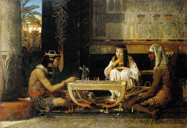 Ägyptisches Paar beim Brettspiel from Sir Lawrence Alma-Tadema