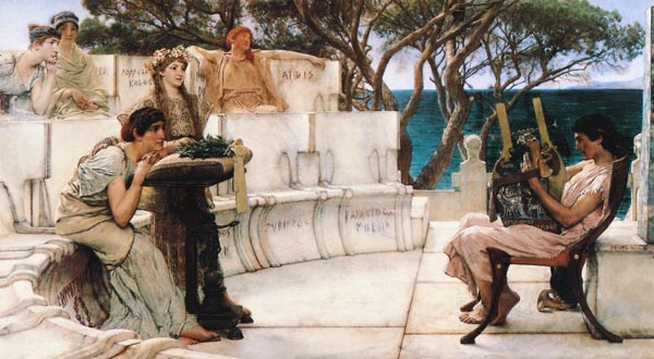 Sappho und Alcaeus from Sir Lawrence Alma-Tadema