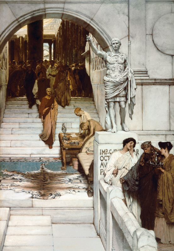 An Audience at Agrippa's from Sir Lawrence Alma-Tadema