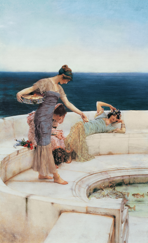 Silberne Lieblinge from Sir Lawrence Alma-Tadema