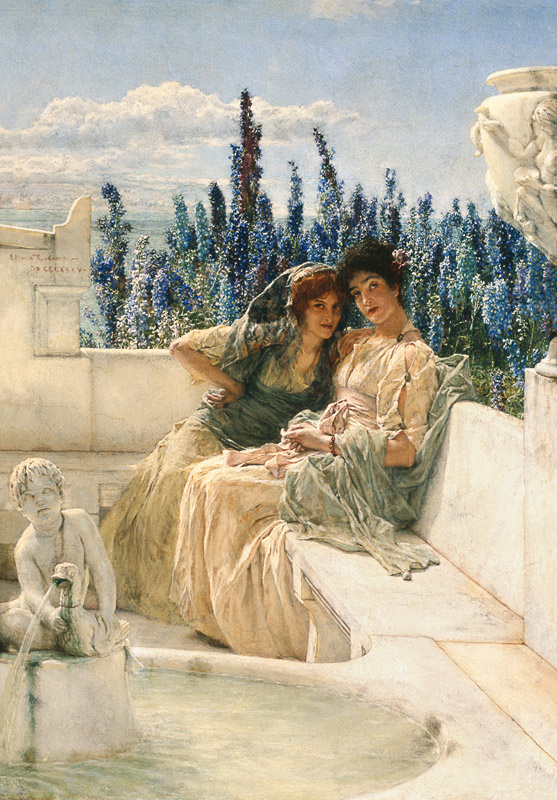 Whispering Noon from Sir Lawrence Alma-Tadema
