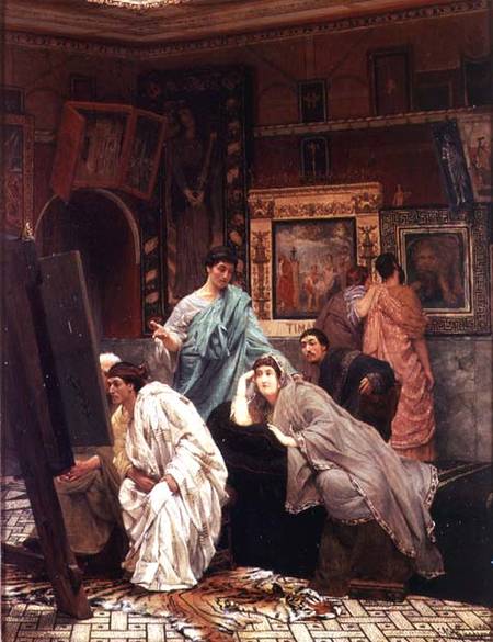 A Collector of Pictures at the Time of Augustus from Sir Lawrence Alma-Tadema