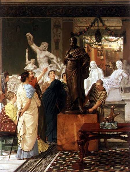 Dealer in Statues from Sir Lawrence Alma-Tadema