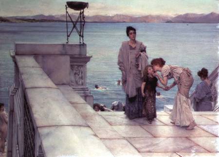 The Kiss from Sir Lawrence Alma-Tadema