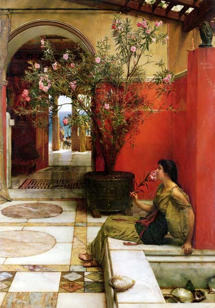 Ein Oleander from Sir Lawrence Alma-Tadema