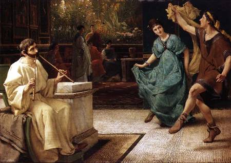 A Roman Dance from Sir Lawrence Alma-Tadema
