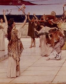 Weihe zur Bacchuspriesterin (Ausschnitt) from Sir Lawrence Alma-Tadema