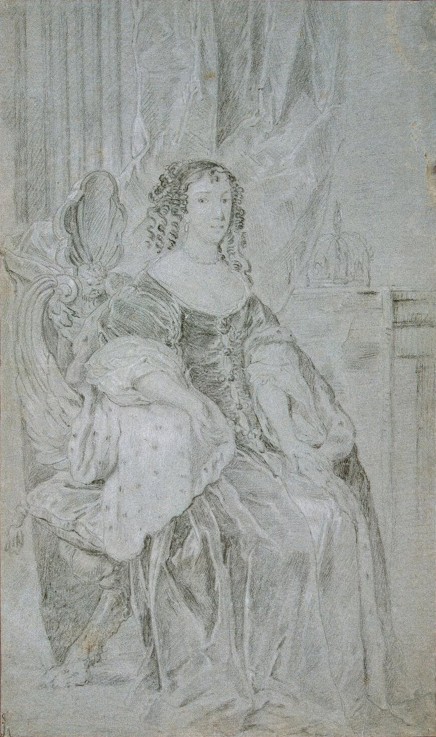 Portrait of Catherine of Braganza (1638-1705), Queen consort of England from Sir Peter Lely