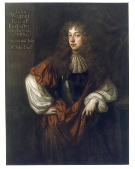 Portrait of John Wilmot from Sir Peter Lely