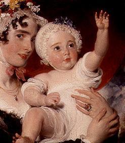 Priscilla Lady Burghesh mit ihrem Sohn George