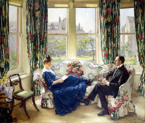 The Morning Room, c.1907 (oil on canvas) from Sir Walter Russell