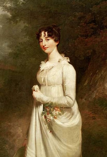 Portrait of Marcia. B. Fox (detail of 272237) from Sir William Beechey