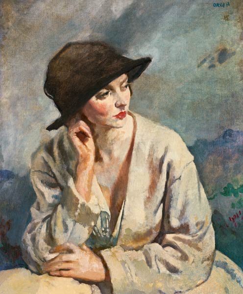 Portrait of Miss Sinclair from Sir William Orpen
