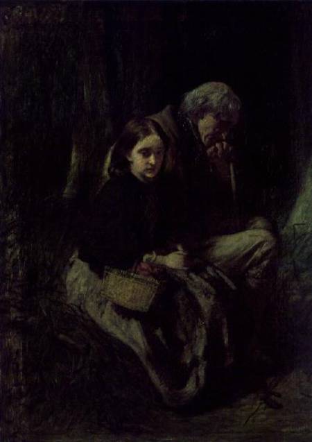 Little Nell and Her Grandfather in the Wood from Sir William Quiller Orchardson