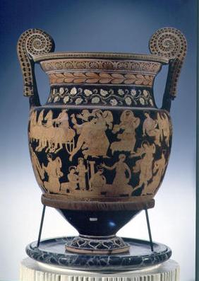 Red-figure volute krater, Apulian (ceramic) (see also 85031 & 85032)