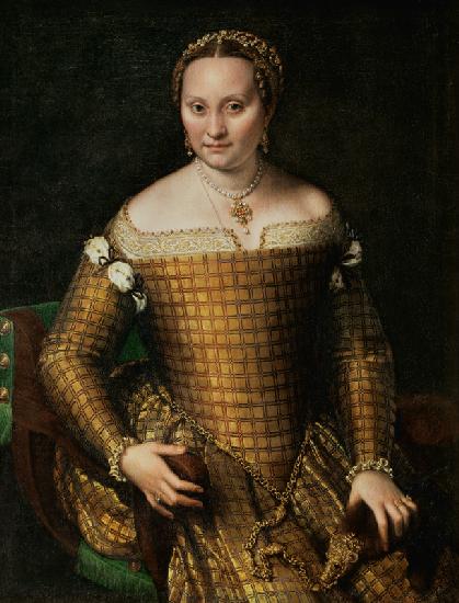 Portrait of the artist's mother, Bianca Ponzoni Anguisciola