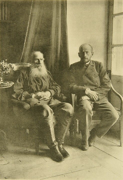 Leo Tolstoy with son Leo from Sophia Andreevna Tolstaya