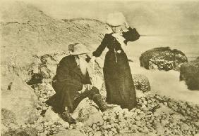 Leo Tolstoy and Sophia Andreevna at the Black Sea on the Crimea