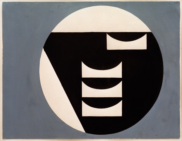 Composition in a circle from Sophie Taeuber-Arp