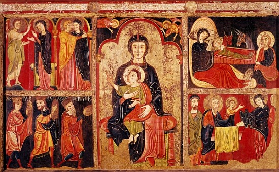 Altarpiece of St. Maria de Avila, Bergueda, c.1170-90 from Spanish School
