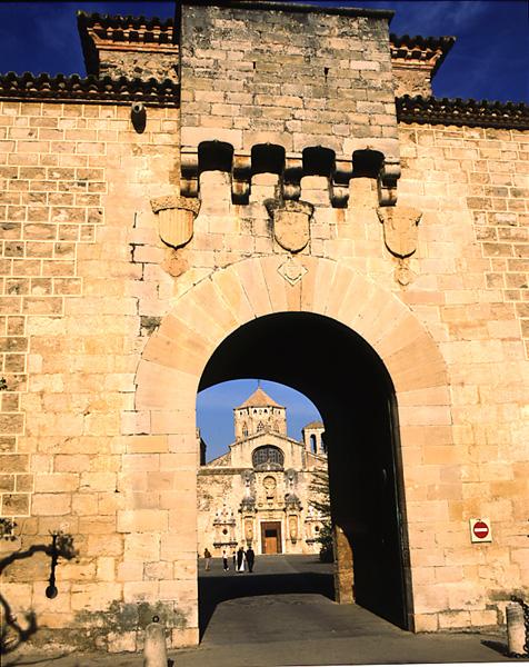 Entrance to the monastery, founded in 1151 (photo)  from Spanish School